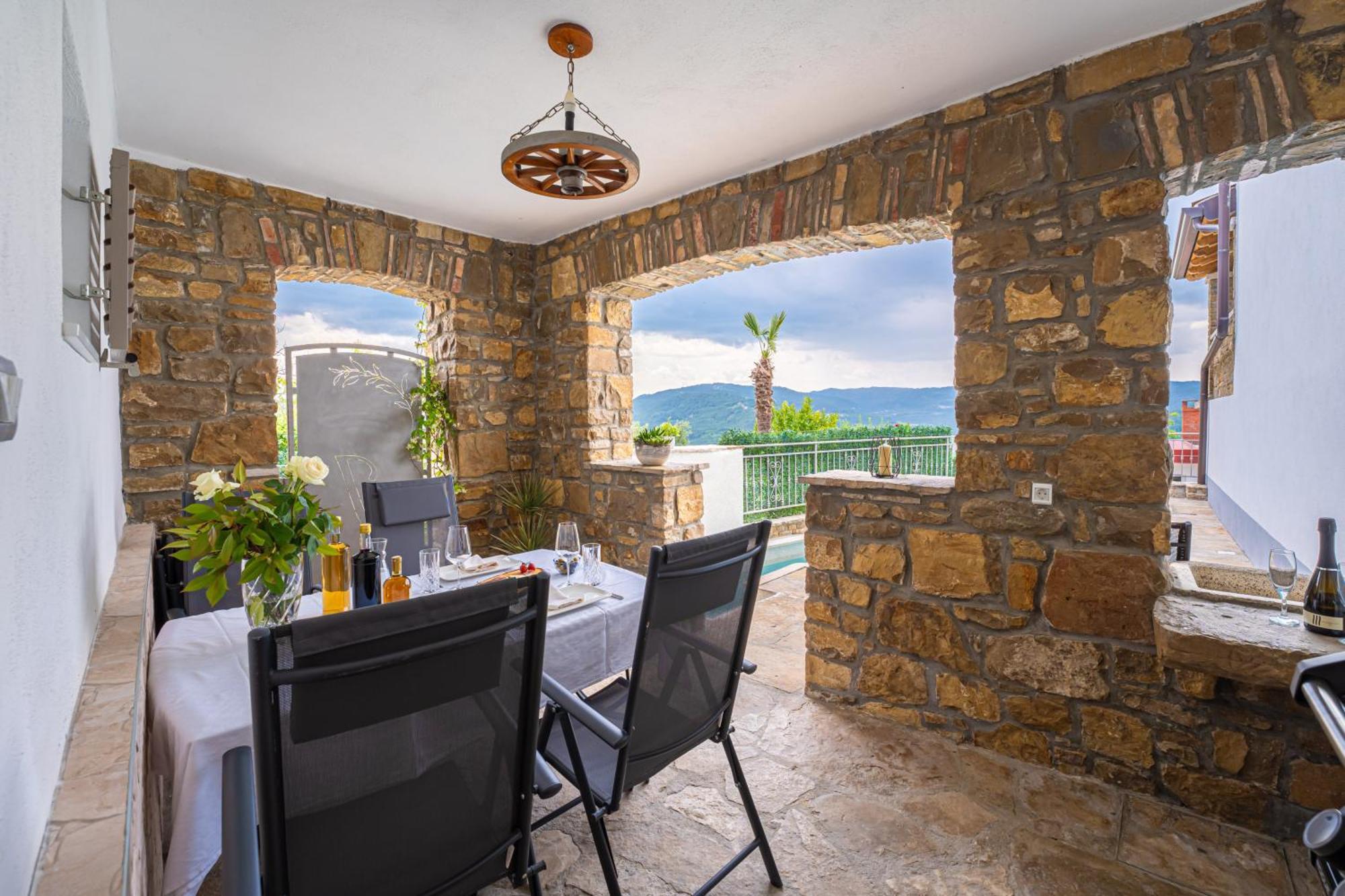 Holiday Home Belveder Motovun With Heated Pool Livade Екстериор снимка